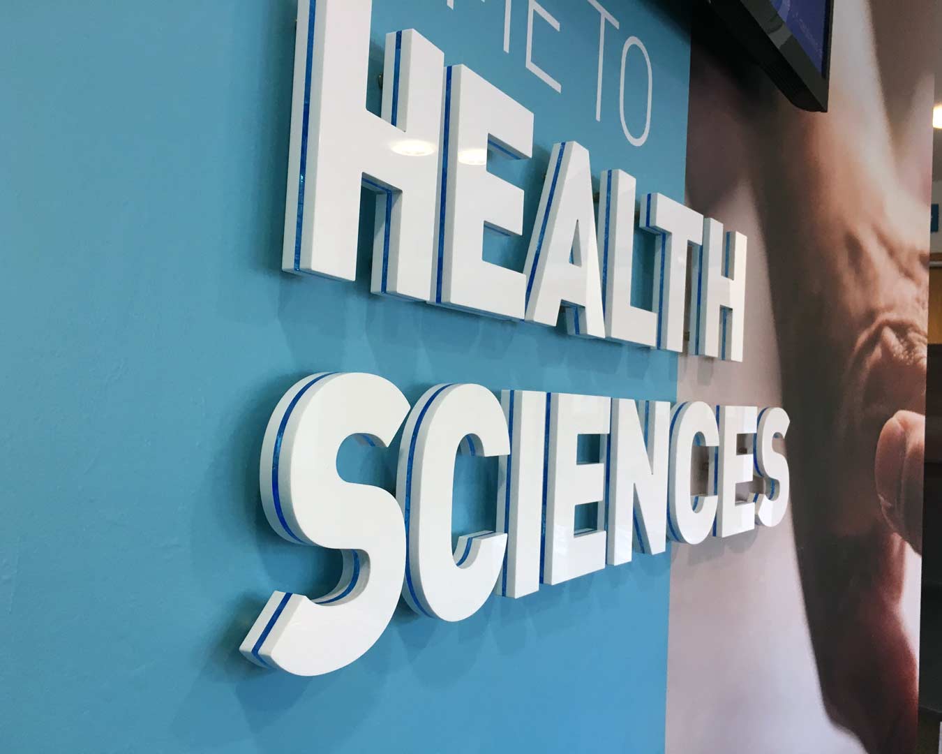 Printed vinyl mural for The University of Southampton