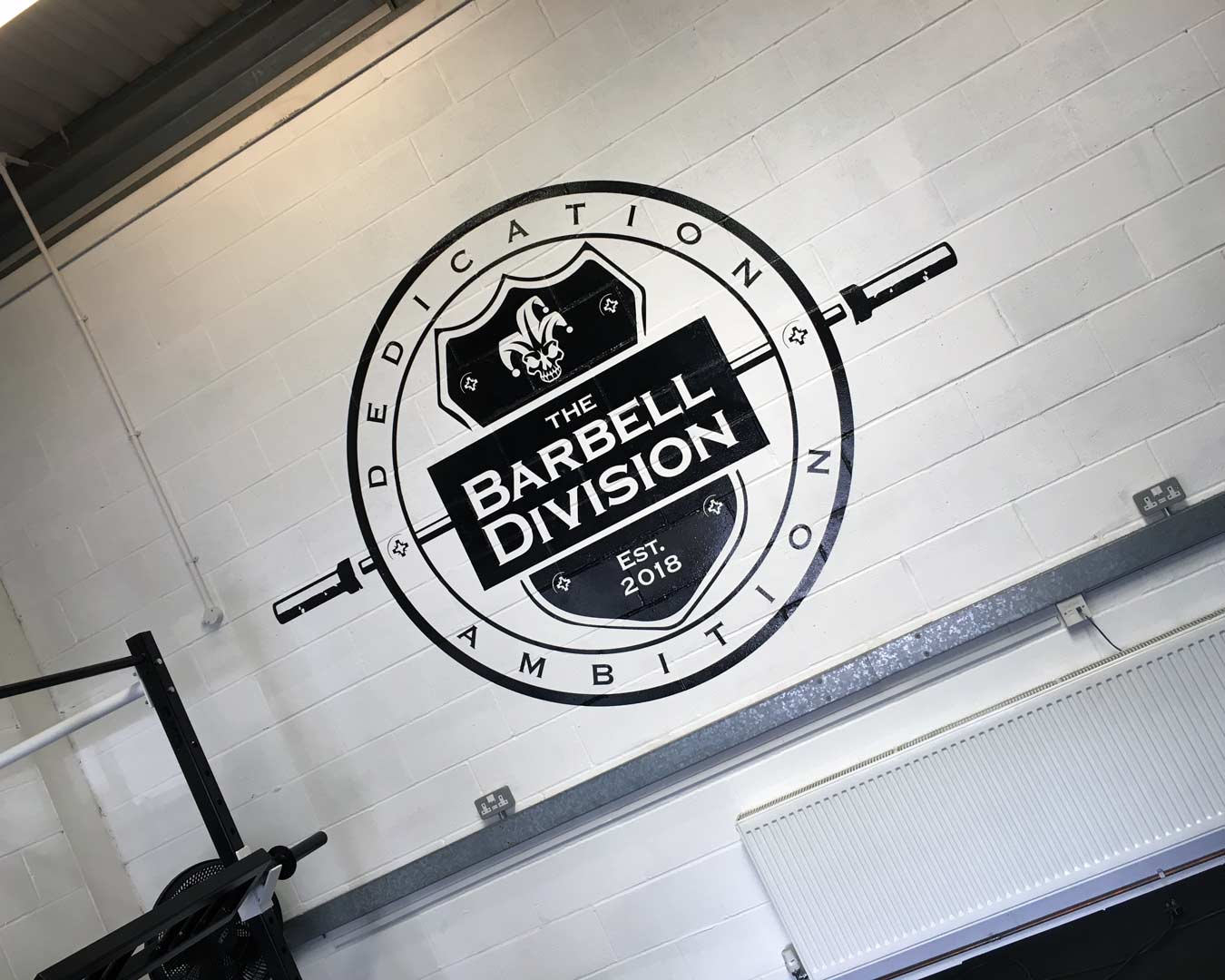 Cut cast vinyl wall graphic