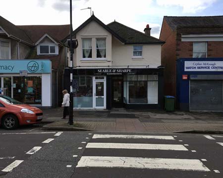 Searle and Sharpe sign fascia Shirley