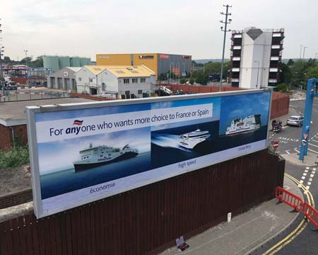 illuminated tension banner