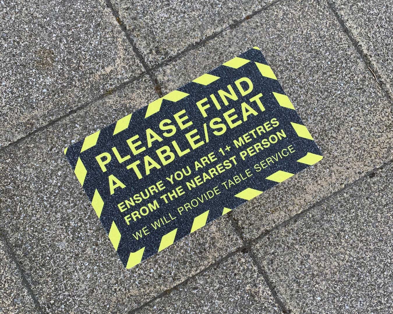 External R13 floor graphic