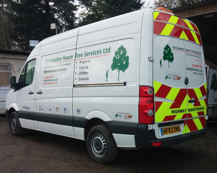 Vehicle Graphics a van with Vehicle Graphics applied